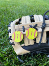 Engraved Softball Player Number Earrings